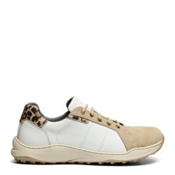 New Feet naisten kävelykengät, valkoinen/hiekka